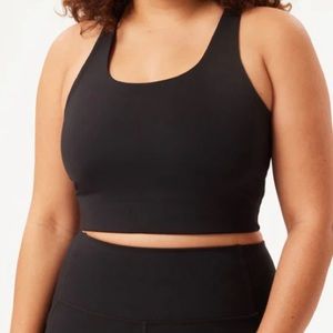 Girlfriend Collective Black Paloma Racerback Bra
